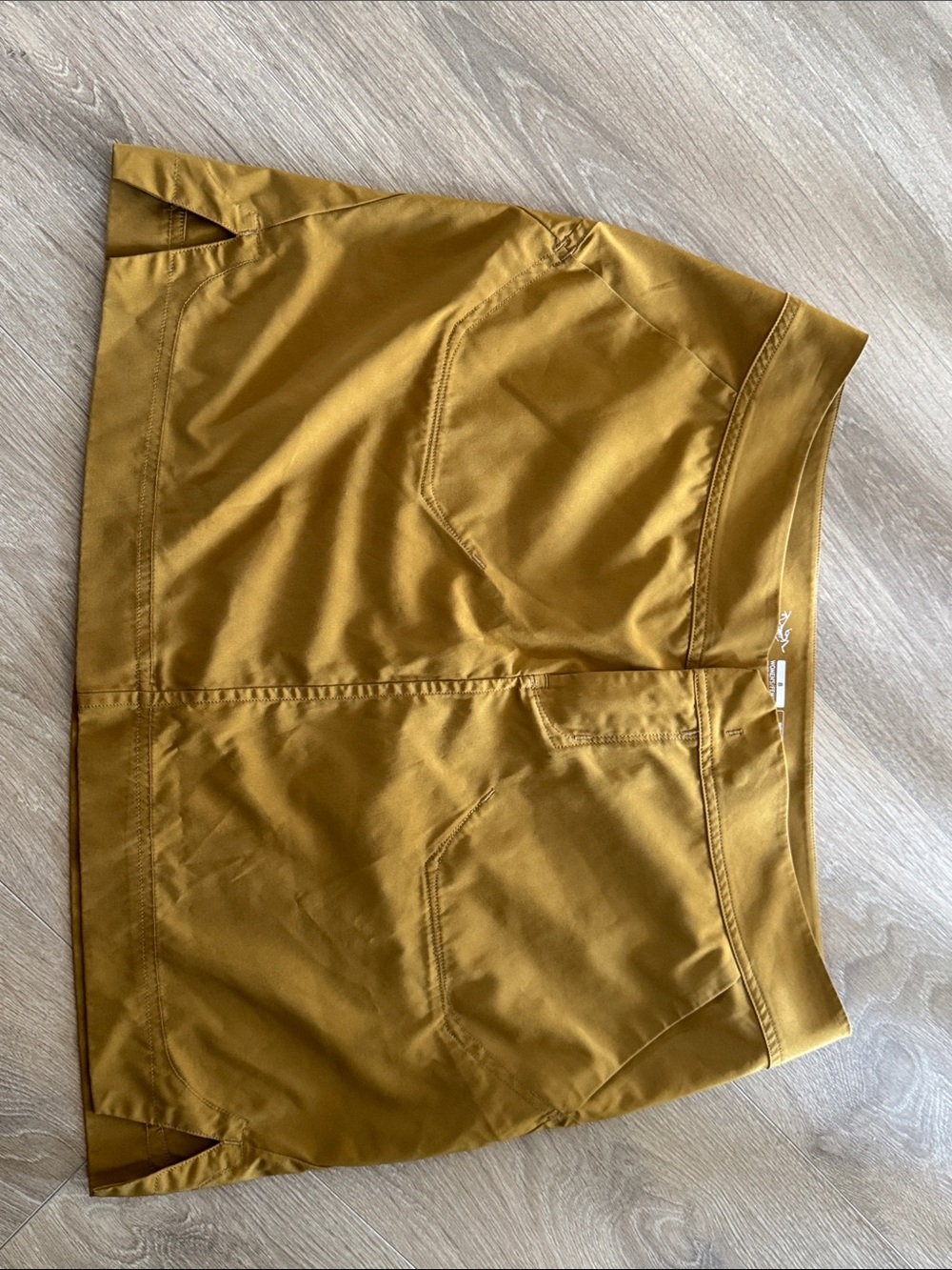 Arc'teryx Mustard Yellow Mini Skirt